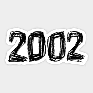 Year 2002, Born in 2002 Sticker